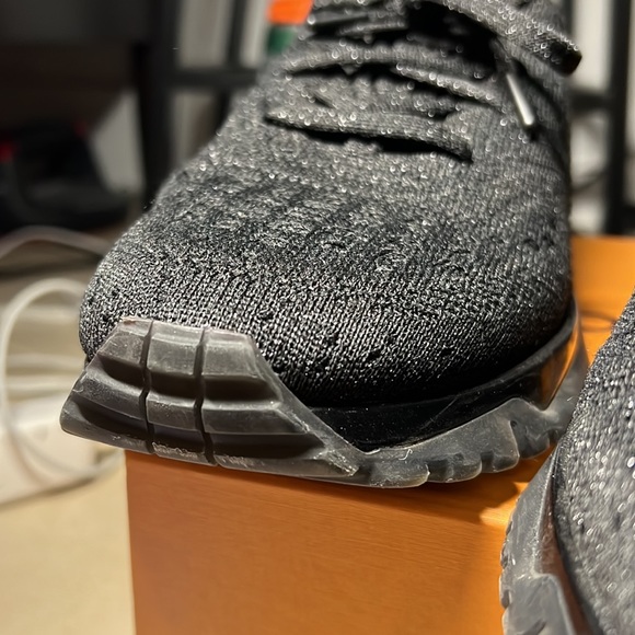 Louis Vuitton Beverly Hills men’s sneaker 1A89S6 noir size 8 normal width - Picture 12 of 13